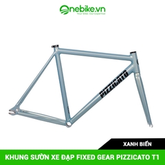 Khung sườn xe đạp Fixed Gear PIZZICATO T1( dùng cọc yên 30.9)