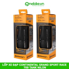 Lốp xe đạp CONTINENTAL GRAND SPORT RACE 700 tank Nilon chữ vàng