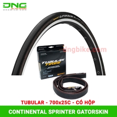 Lốp xe đạp Tubular CONTINENTAL SPRINTER GATORSKIN 700x25c full box