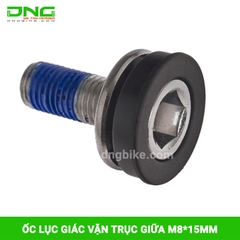 Ốc lục giác vặn trục giữa xe đạp M8x15mm