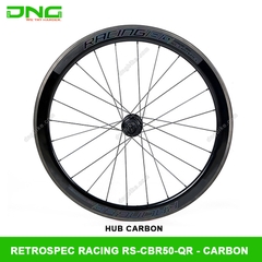 Vành bộ xe đạp đua Carbon RETROSPEC Racing RS-CBR50-QR Hub carbon 50mm