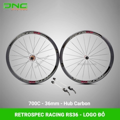 Vành bộ xe đạp đua RETROSPEC RACING RS36 700c 36mm Hub Carbon