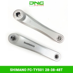 Giò dĩa xe đạp SHIMANO FC-TY501 28-38-48T