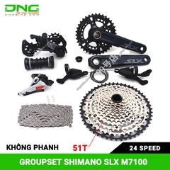 Bộ group SHIMANO SLX M7100 1x12S / 2x12S - Không phanh