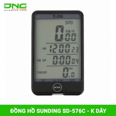 Đồng hồ xe đạp SUNDING SD-576C không dây