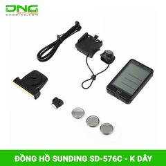 Đồng hồ xe đạp SUNDING SD-576C không dây