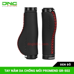 Tay nắm da xe đạp chống mỏi có khóa PROMEND GR-502 - OD