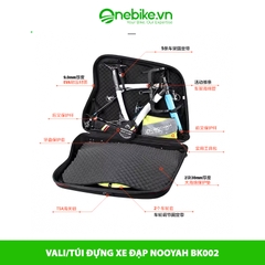 Vali/Túi đựng xe đạp NOOYAH BK002 - Hộp nhựa EPS cứng