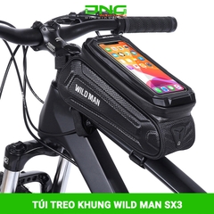 Túi điện thoại treo khung xe đạp chống nước WILD MAN SX3 - OD