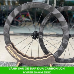 Vành sau xe đạp đua CARBON LÚN HYPER 54mm DISC