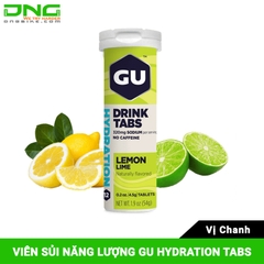 Viên sủi năng lượng GU HYDRATION TABS - (1 tuýp=12 viên)