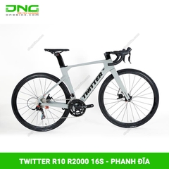 Xe đạp đua TWITTER R10 R2000 Ghi đông carbon - Phanh đĩa