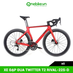 Xe đạp đua TWITTER T2 RIVAL-22S-D- Ghi đông Carbon - Vành Carbon