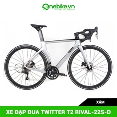 Xe đạp đua TWITTER T2 RIVAL-22S-D- Ghi đông Carbon - Vành Carbon