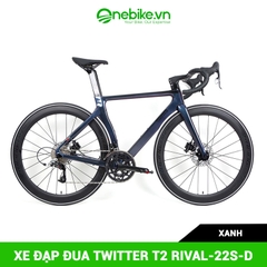 Xe đạp đua TWITTER T2 RIVAL-22S-D- Ghi đông Carbon - Vành Carbon