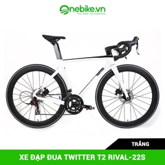 Xe đạp đua TWITTER T2 RIVAL-22S-D-Ghi đông Carbon - Vành nhôm