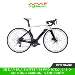 Xe đạp đua TWITTER T8 Pro R7120 -24S-D- Ghi đông Carbon - Vành nhôm