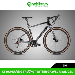 Xe đạp đường trường TWITTER GRAVEL RIVAL-22S-D- Ghi đông nhôm