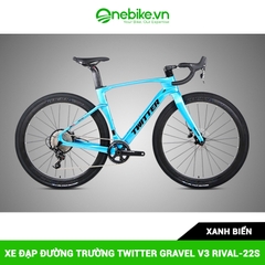 Xe đạp đường trường TWITTER GRAVEL V3 RIVAL-22S-D- Ghi đông carbon