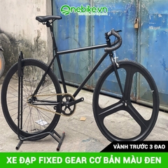 Xe đạp Fixed Gear cơ bản màu đen