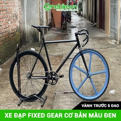 Xe đạp Fixed Gear cơ bản màu đen