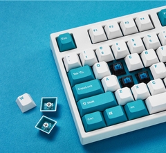 Bàn phím cơ Leopold FC750RBT Bluetooth White Mint - Blue Switch