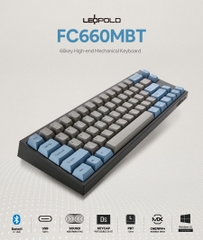 Bàn phím cơ Leopold FC660M Bluetooth PD Blue Grey - Speed Silver switch