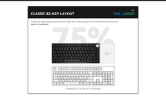 Bàn Phím Cơ VGN N75 PRO Jelly Orange - 3 Modes