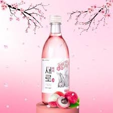 Rượu Saero Soju Lychee(Zero Sugar)