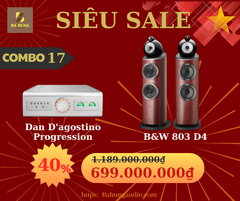 Loa B&W 803 D4 + Dan D'Agostino Progression Integrated Amplifier