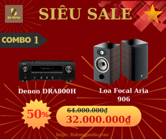 Loa Focal Aria 906 + Amply Denon DRA800H