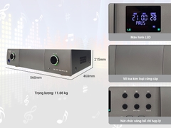 Amply Liền Micro Denon Pro DP-N1600 (2 kênh, Class AB, 550W/CH )