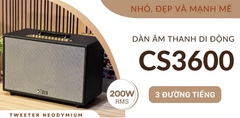 Loa Xách Tay Acnos CS3600 (Bass 25cm, 200W, Bluetooth 5.0)