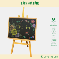 Bảng Menu Kèm Chân Gỗ