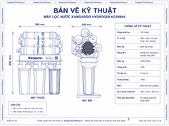 Máy lọc nước Kangaroo Hydrogen KG100HA Không Vỏ