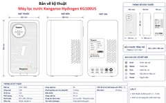Máy lọc nước Kangaroo Hydrogen KG100US - Thông Minh