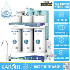 Máy lọc nước Karofi KAQ-U96 PRO - ION Kiềm, 10 Lõi Mới