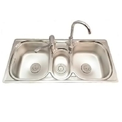 Chậu rửa chén bát dập inox 304 SUS C 108 cao cấp