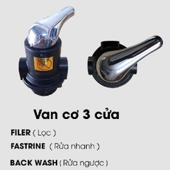 Bộ lọc nước sinh hoạt chống mọc rêu 3 cột composite 1054