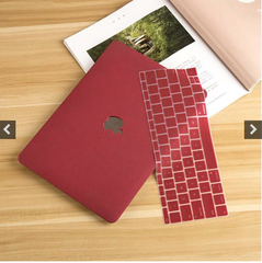 COMBO CASE + PHỦ MACBOOK MÀU ĐỎ ĐÔ