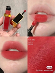 Son kem Tom Ford Liquid Lip Luxe Matte – Màu 129 Carnal (Đỏ cam đào)