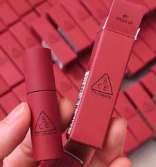 Son thỏi 3CE Mood Recipe Matte Lip Color mini – Màu Speak Up (Đỏ đất)