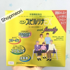 Tảo vàng cao cấp Spirulina EX mẫu 2022 2000v- Nhật