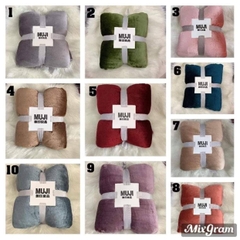 Chăn muji lông - Nhật màu 09