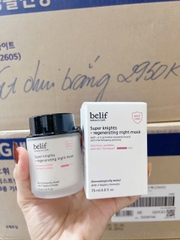 Mặt nạ ngủ Belif hồng nâng cơ, trẻ hóa 50ml/tuýp, hũ 75ml - Hàn Quốc