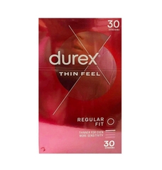 Bao Cao Su Durex Fetherlite hộp đỏ 30c không gai- Úc