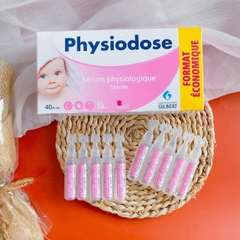 Nước muối sinh lý cho bé Physiodose 40 ống/ hộp - Pháp