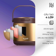 NỒI Ủ GUME 8L- HÀN QUỐC