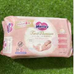 Set 2 bịch giấy ướt Merries 54 tờx2 - Nhật