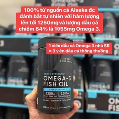 VIÊN UỐNG OMEGA 3 SPORT RESEARCH CÁ ALASKA TỰ NHIÊN NON GMO 150 VIÊN